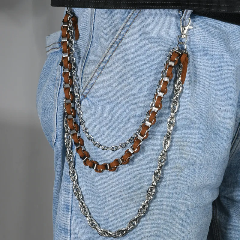 CHRROTA Metal Pants Chains Unisex-4