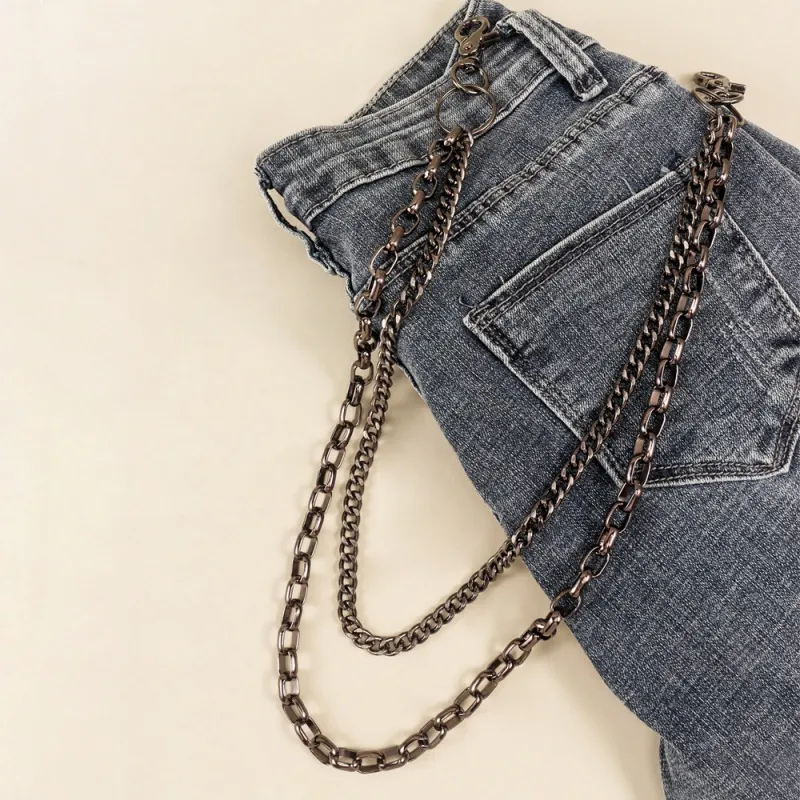 CHRROTA Metal Pants Chains Unisex-1