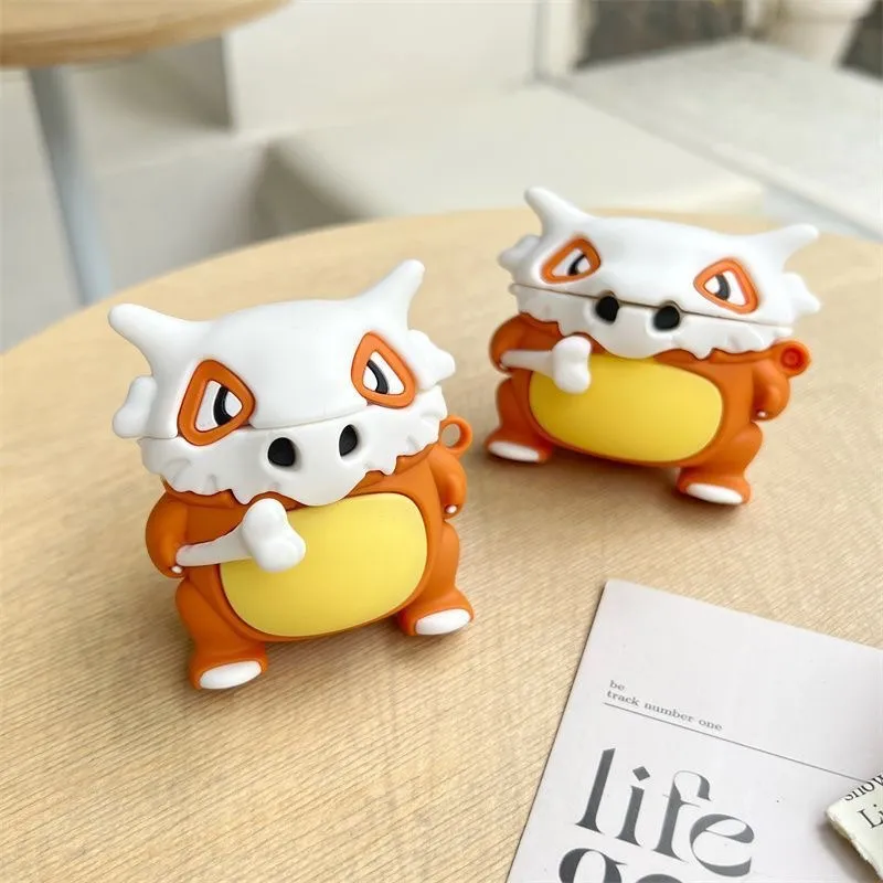 CHRROTA Compatibility With Apple AirPods 4 Silicone Cartoon Kara Headphone Cases-1