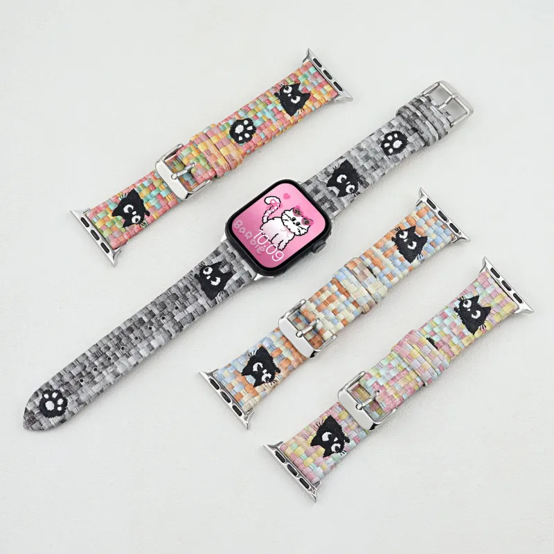 CHRROTA Watch Band Apple Compatibility Leather-8