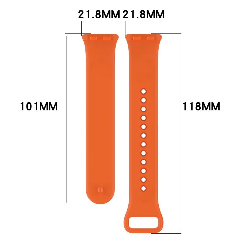 CHRROTA Honor 9 Compatibility Watch Band About 210mm Silicone Material-2