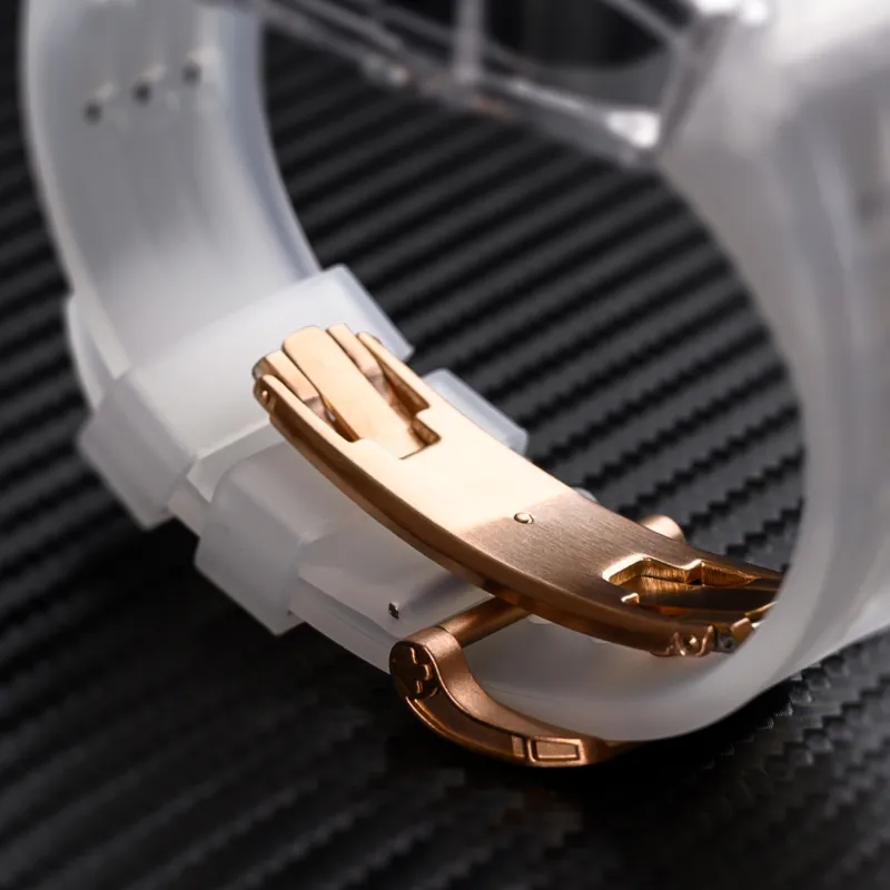 CHRROTA Watch Band Apple Compatibility Silicone Material-4