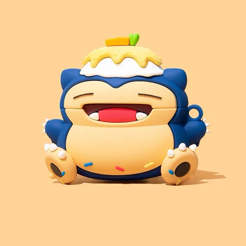 CHRROTA Compatibility With Huawei FreeBuds SE2/SE3 Silicone Cake Snorlax Impact Resistant Headphone Cases-1