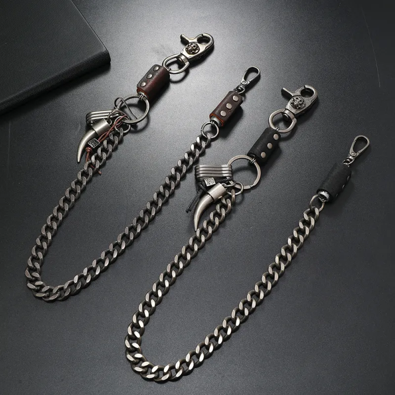 CHRROTA Metal Pants Chains Unisex-1