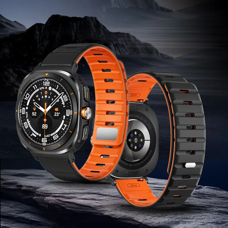 CHRROTA Watch Band Samsung Compatibility Silicone Material-4