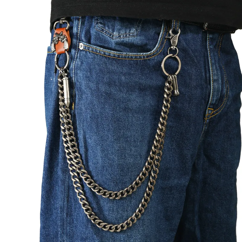 CHRROTA Metal Pants Chains Unisex-2