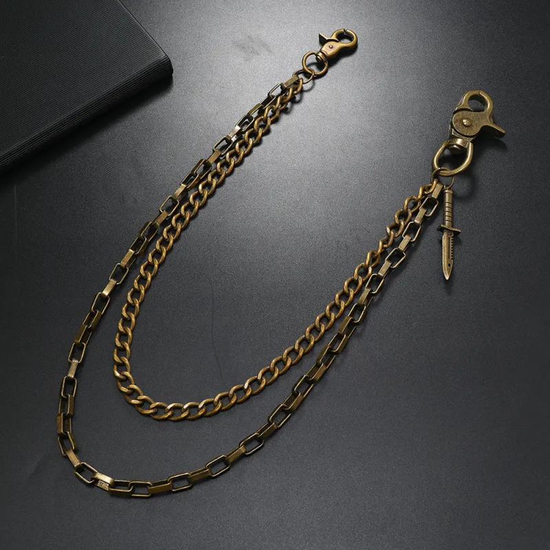 CHRROTA Metal Pants Chains Unisex-1