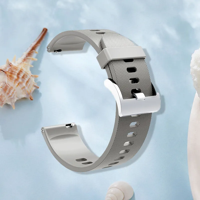 CHRROTA Xiaomi Color Sport All 22mm Compatibility Watch Band Total Length 210mm Silicone Material-10