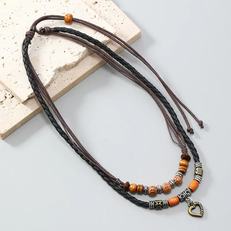 CHRROTA Leather Necklaces Unisex-3