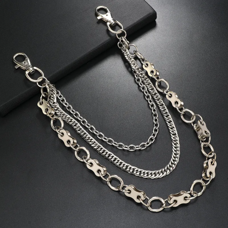 CHRROTA Metal Pants Chains Unisex-1