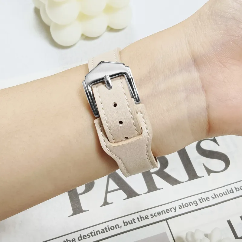 CHRROTA Watch Band All Compatibility Leather-4