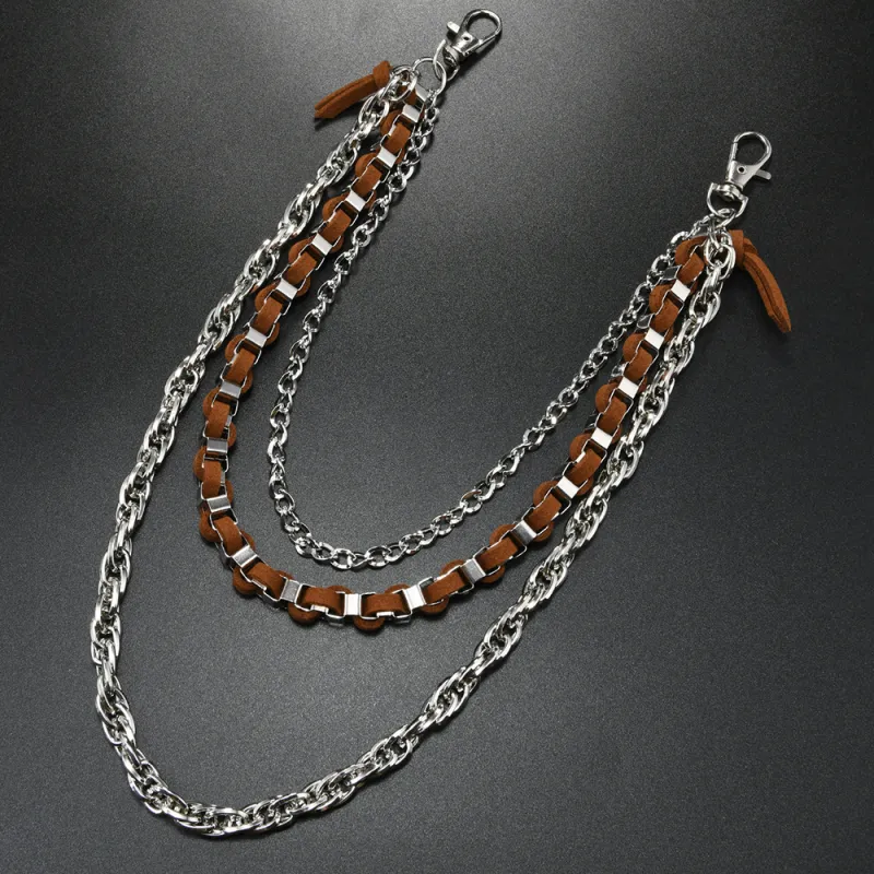 CHRROTA Metal Pants Chains Unisex-3