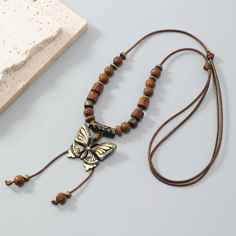 CHRROTA Wax Cord Necklaces Unisex-2
