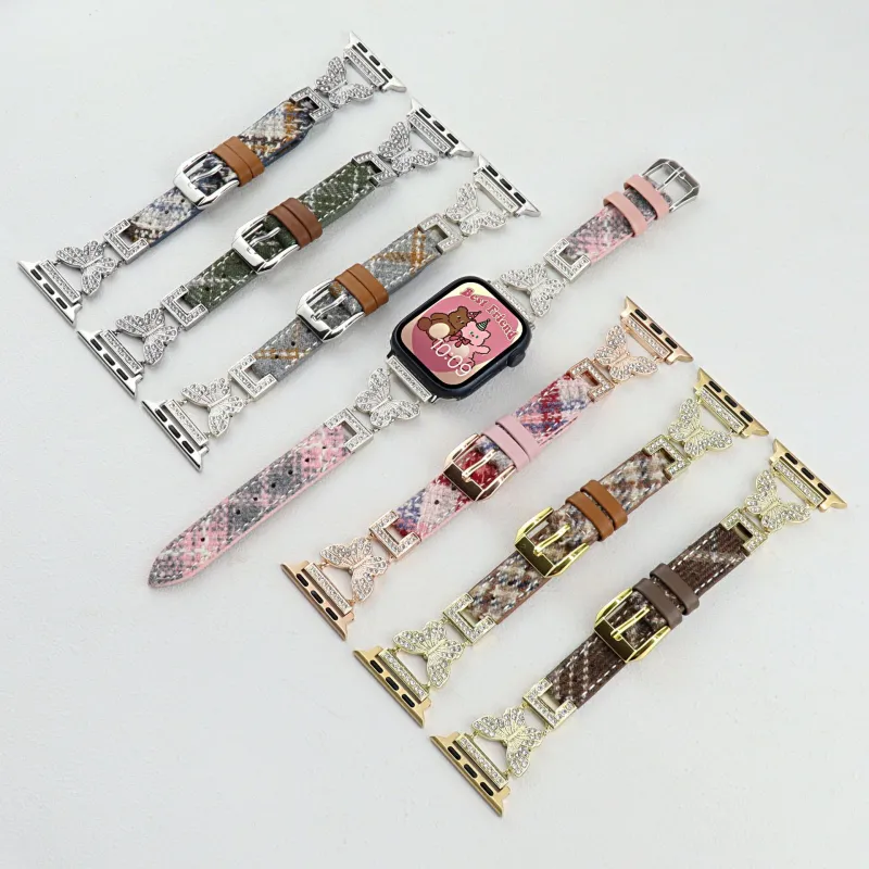 CHRROTA Apple Compatibility Watch Band Leather-3