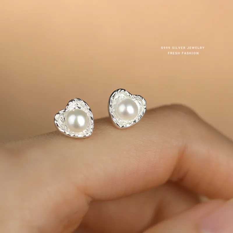 CHRROTA 999 Fine Silver Earrings Women's-2