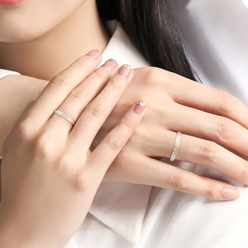 CHRROTA 925 Sterling Silver Rings Unisex-1