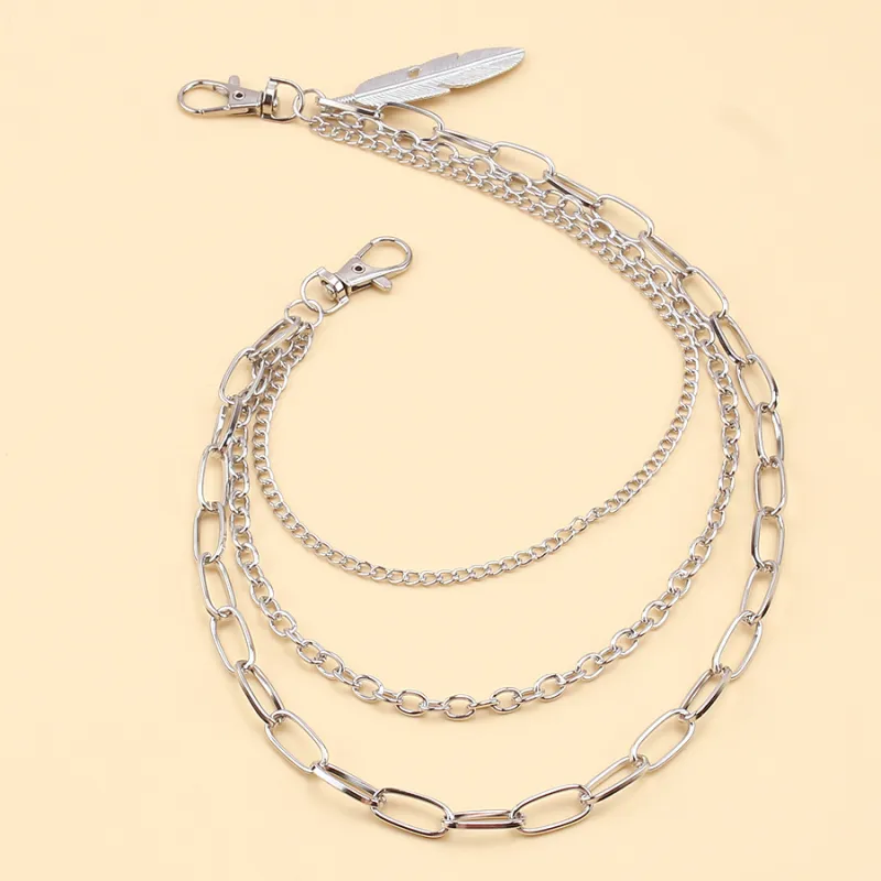 CHRROTA Metal Pants Chains Unisex-2