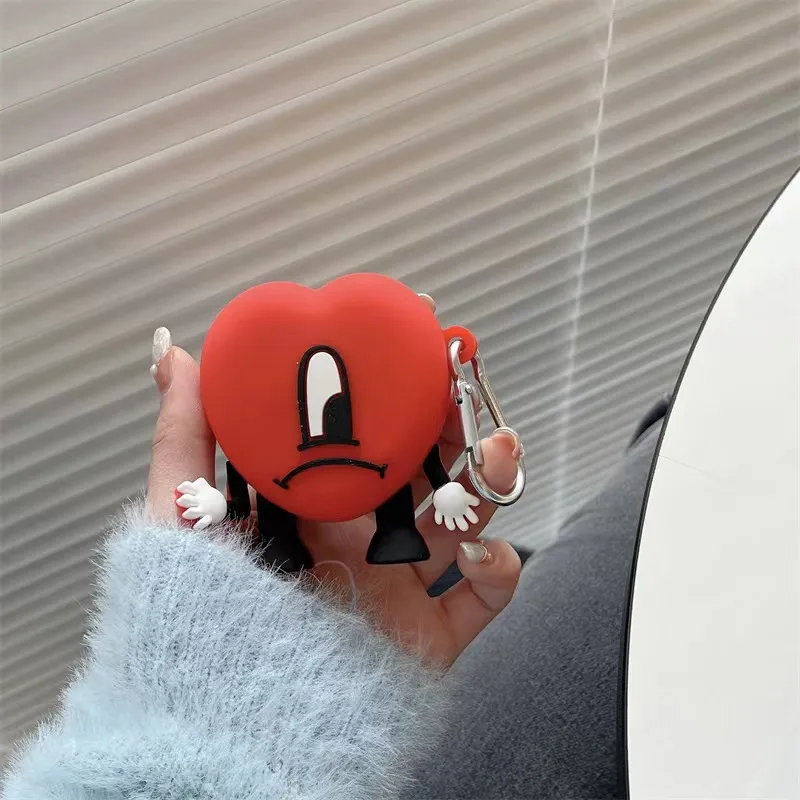 CHRROTA Assistant  Compatibility With Samsung Buds 2 Pro Silicone Funny Love Case Cartoon Soft Shell Headphone Cases-2