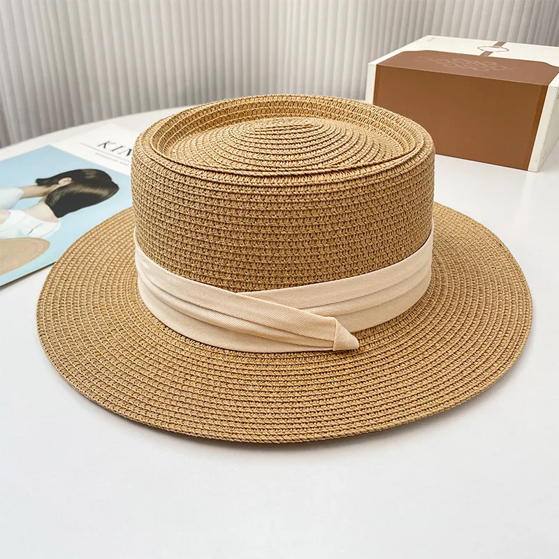 OXO OVERLOAD Paper Reed Straw Hat Top Hat Unisex-3