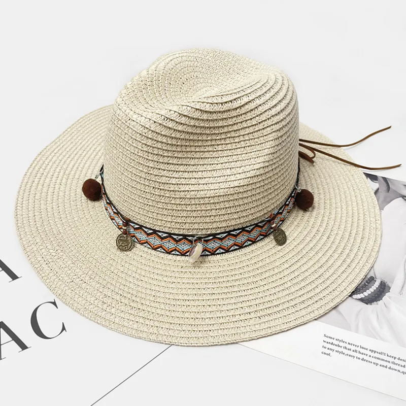 OXO OVERLOAD Paper Reed Straw Hat Top Hat Unisex-3