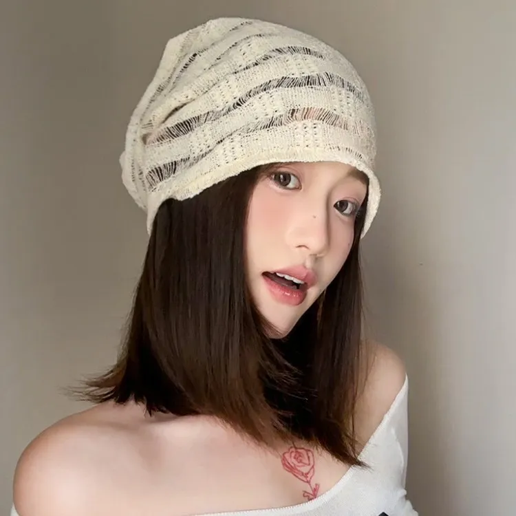 OXO OVERLOAD Cotton Linen Blend Large Head Circumference Face Reducing Headwrap Hat Women's-4