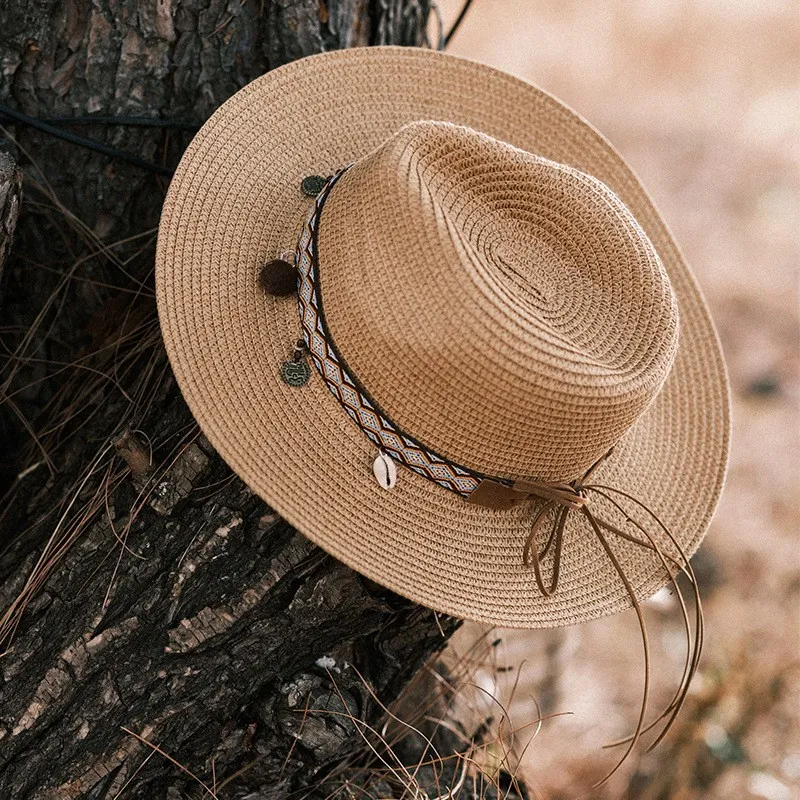 OXO OVERLOAD Paper Reed Straw Hat Top Hat Unisex-1