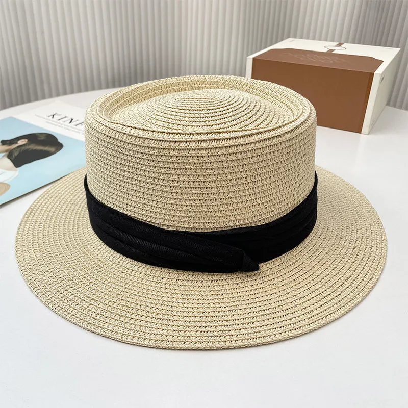 OXO OVERLOAD Paper Reed Straw Hat Top Hat Unisex-5