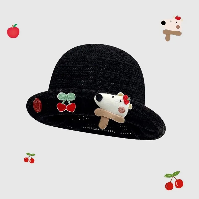 OXO OVERLOAD Spring Summer Thin Breathable Face Show Bucket Hat Polyester Korean Style Sun Hat Bucket Hat Women's-7