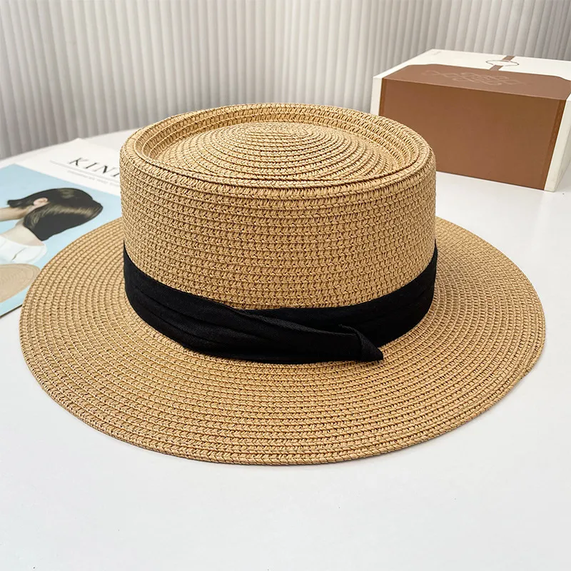 OXO OVERLOAD Paper Reed Straw Hat Top Hat Unisex-1