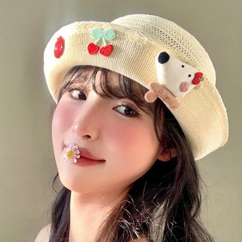 OXO OVERLOAD Spring Summer Thin Breathable Face Show Bucket Hat Polyester Korean Style Sun Hat Bucket Hat Women's-4