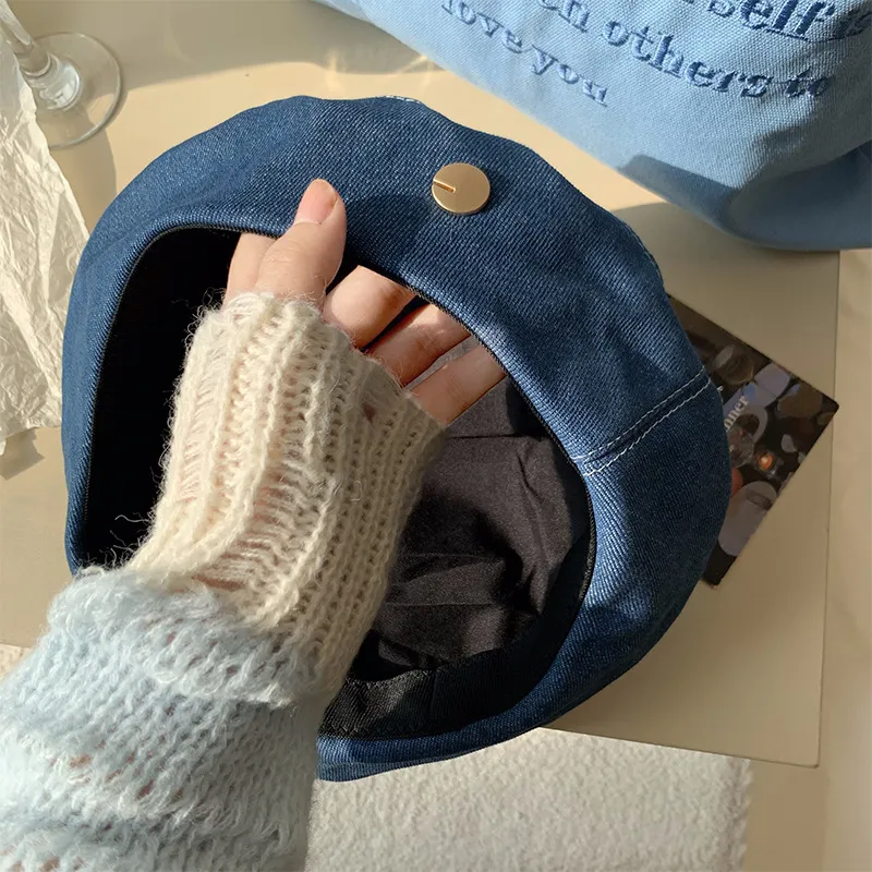 OXO OVERLOAD Denim Berets Unisex-3