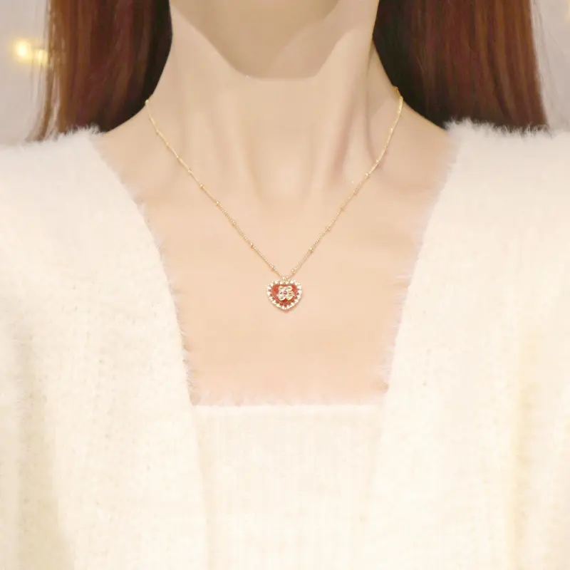 TWINKLE ANGEL 925 Sterling Silver Necklaces Women's-3