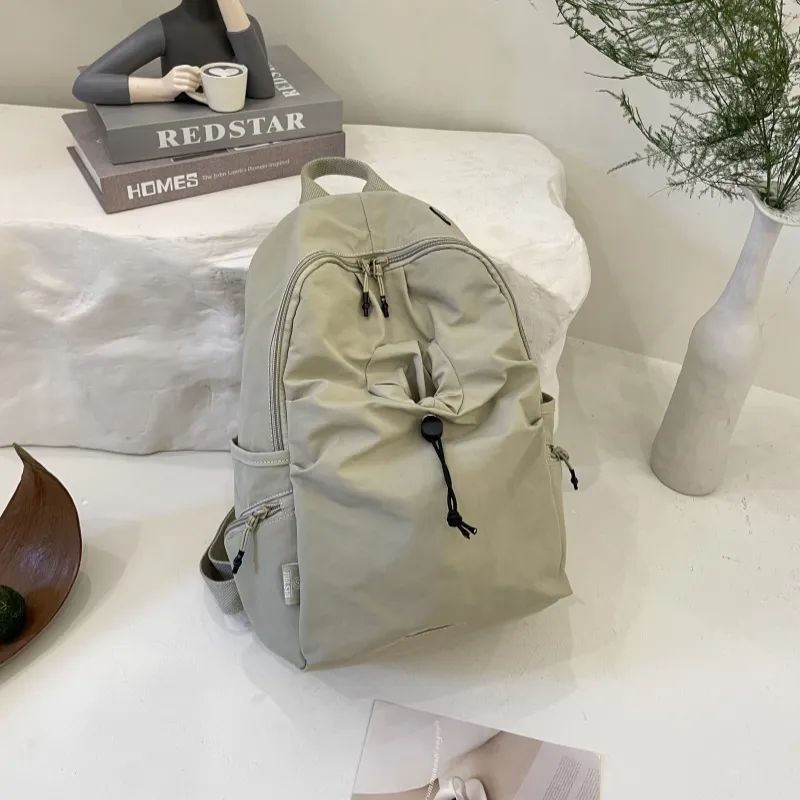 Gerlanx Nylon Fabric Backpack Unisex Multicolor-19