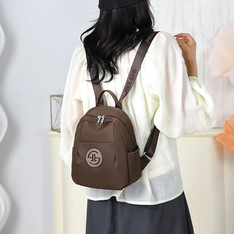 Gerlanx Nylon Fabric Backpack Unisex Multicolor-4