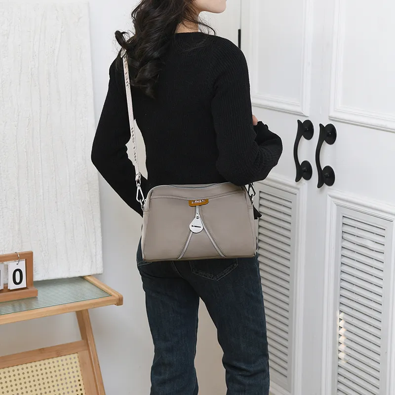 Gerlanx Nylon Fabric Crossbody Bag Unisex Multicolor-17
