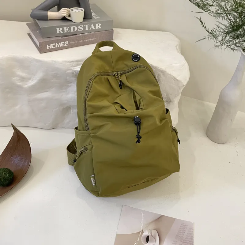 Gerlanx Nylon Fabric Backpack Unisex Multicolor-11