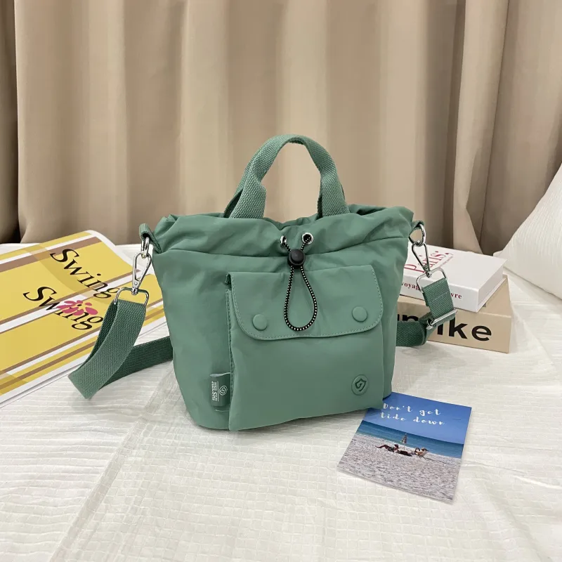 Gerlanx Nylon Fabric One Shoulder Handbag Regular Unisex Multicolor-13