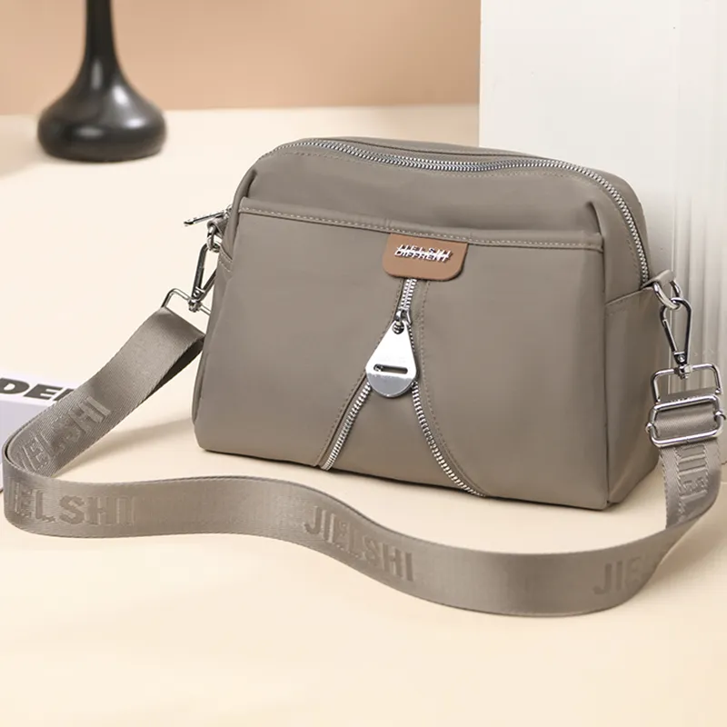 Gerlanx Nylon Fabric Crossbody Bag Unisex Multicolor-15