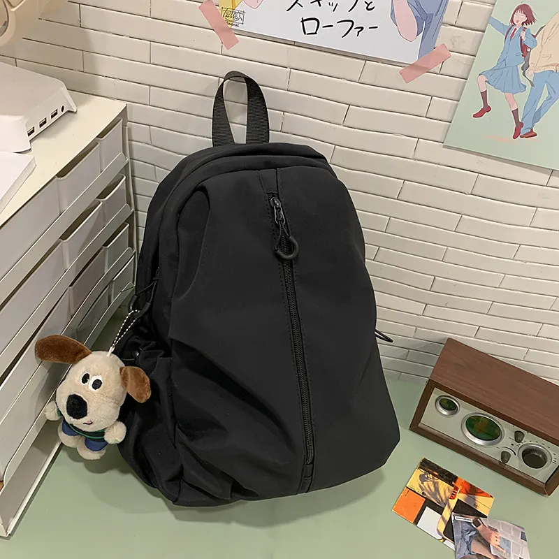 Gerlanx Nylon Backpack Tubas Unisex White/Black/Burgundy/Green-6