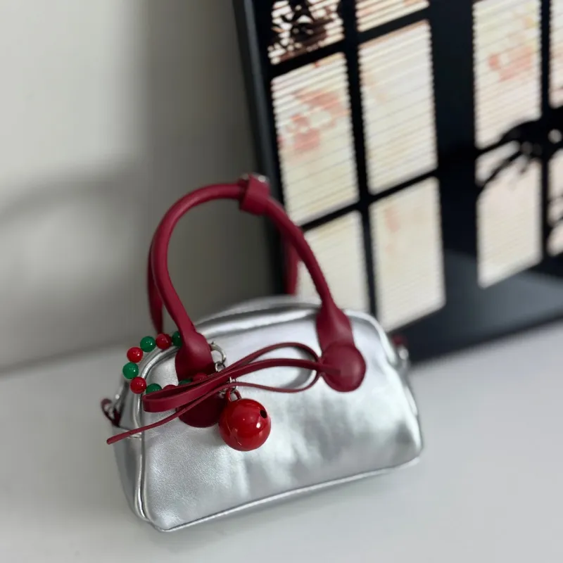 Gerlanx PU Crossbody Handbag Regular Women's Silver-4
