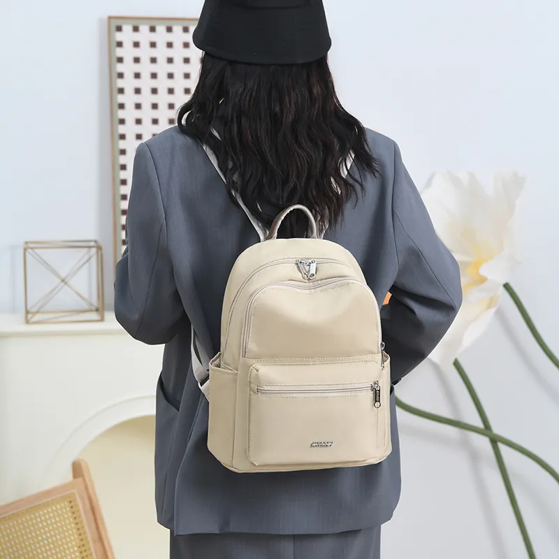 Gerlanx Nylon Fabric Backpack Unisex Multicolor-19