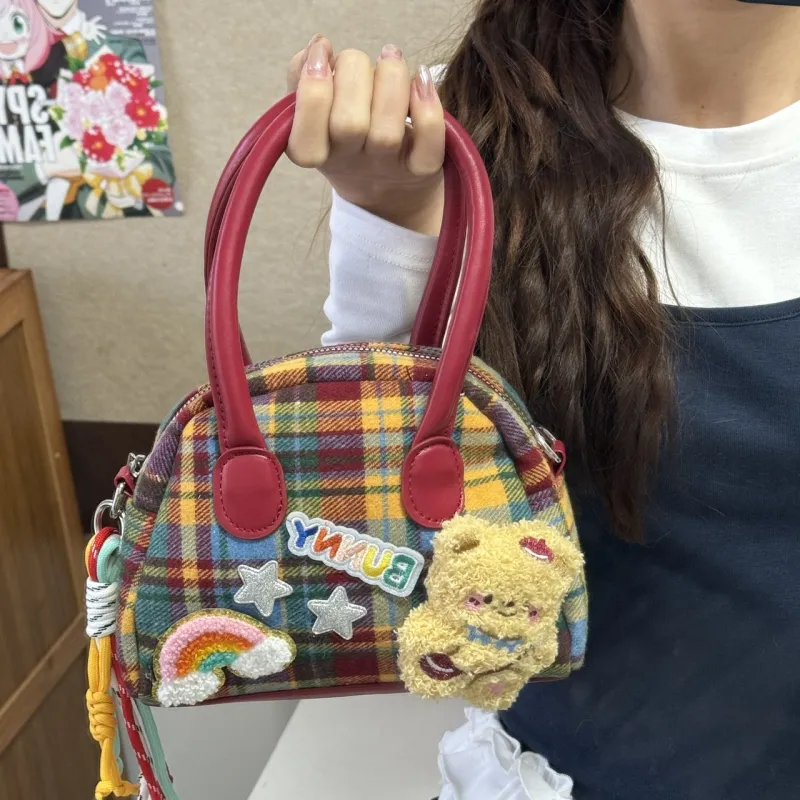 Gerlanx Woolen Crossbody Bag, Handbag Regular Women's Multicolor-5