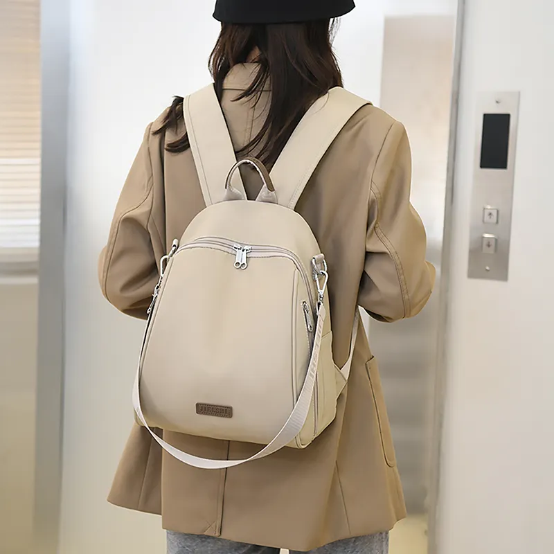 Gerlanx Nylon Fabric Backpack Unisex Multicolor-5