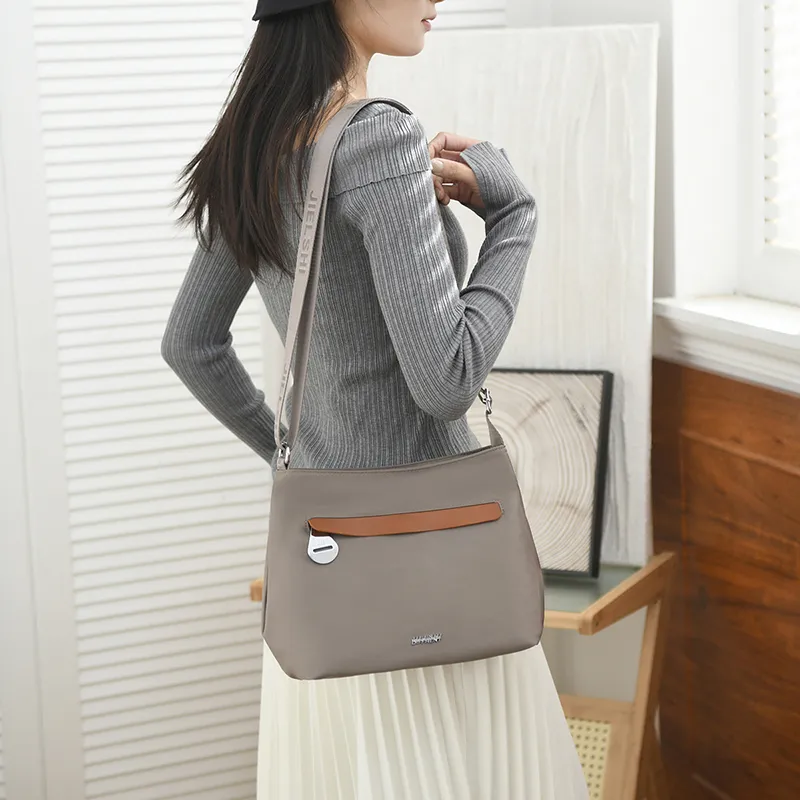 Gerlanx Nylon Fabric Shoulder Bag, Crossbody Bag Regular Women's Multicolor-9