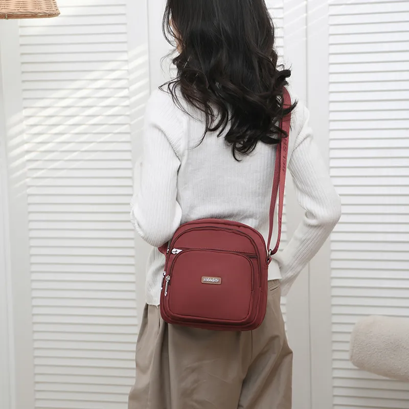 Gerlanx Nylon Fabric Shoulder Bag Unisex Multicolor-3