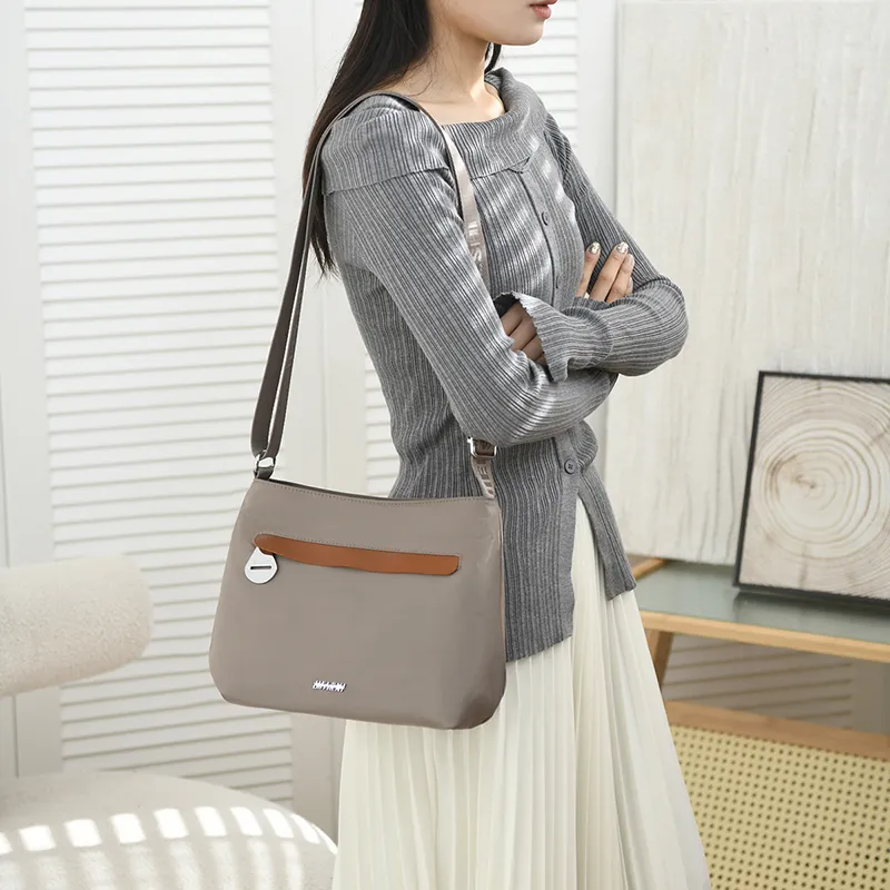 Gerlanx Nylon Fabric Shoulder Bag, Crossbody Bag Regular Women's Multicolor-8