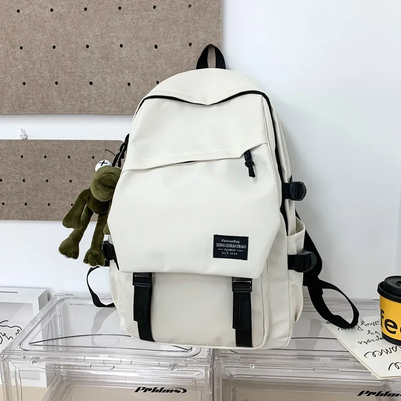 Gerlanx Composite Cloth Backpack Regular Unisex Black/White-5