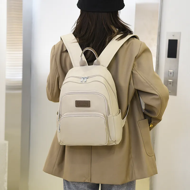 Gerlanx Nylon Fabric Backpack Unisex Multicolor-21