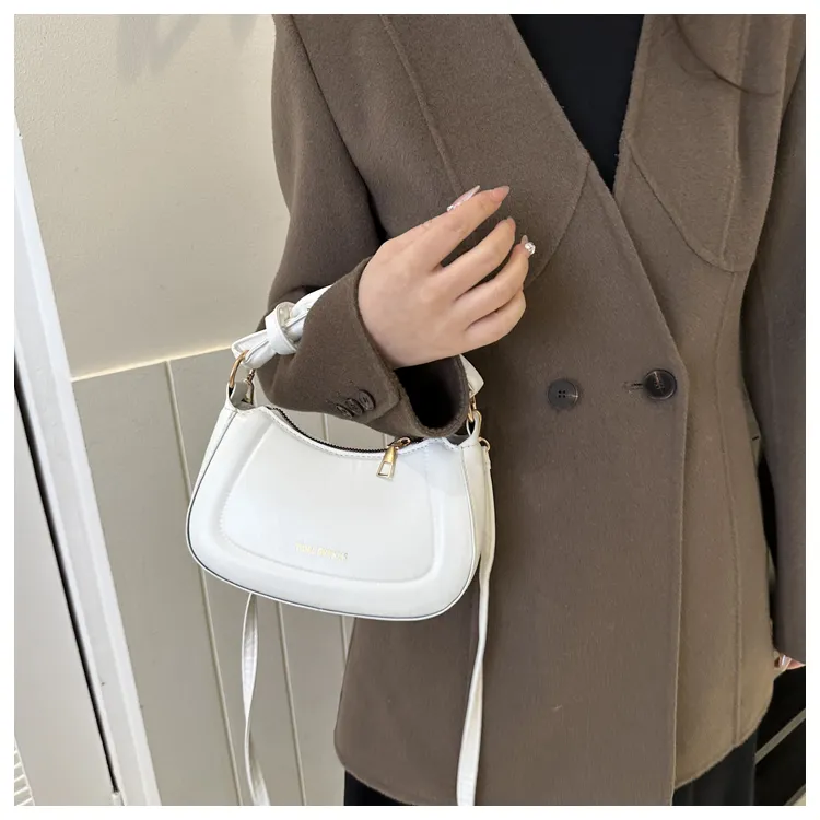 Gerlanx PU Crossbody Handbag Regular Women's Coffee/White/Black-6