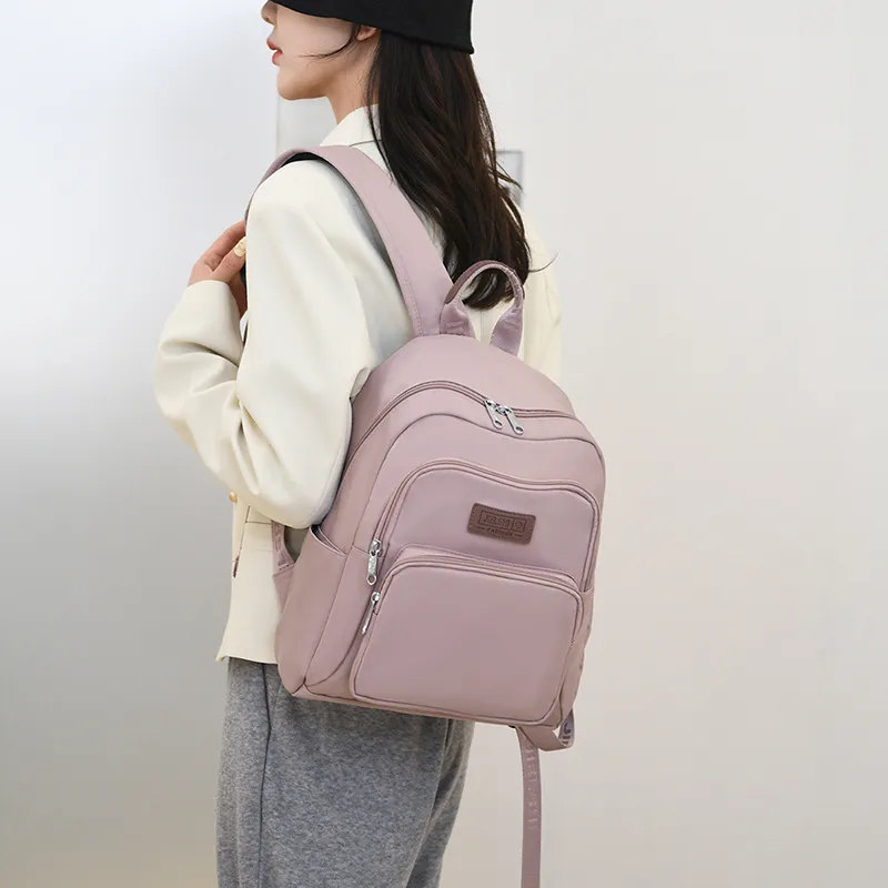 Gerlanx Nylon Fabric Backpack Unisex Multicolor-1